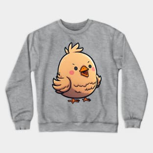 Angry Yellow Chick Crewneck Sweatshirt